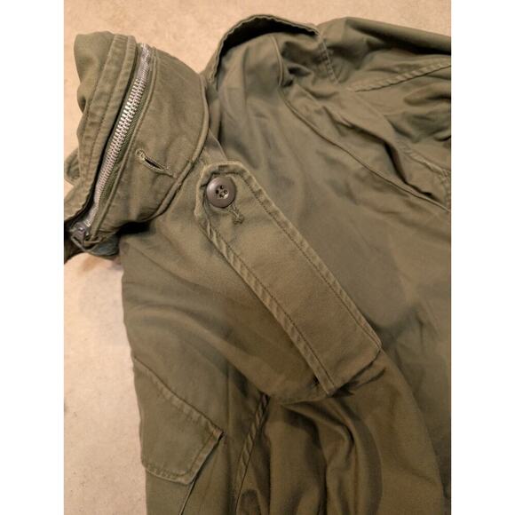 VTG 1960s U.S. ARMY M-65 Field Jacket Coat Cold Weather OG-107 Vietnam Scovile - Picture 8 of 16